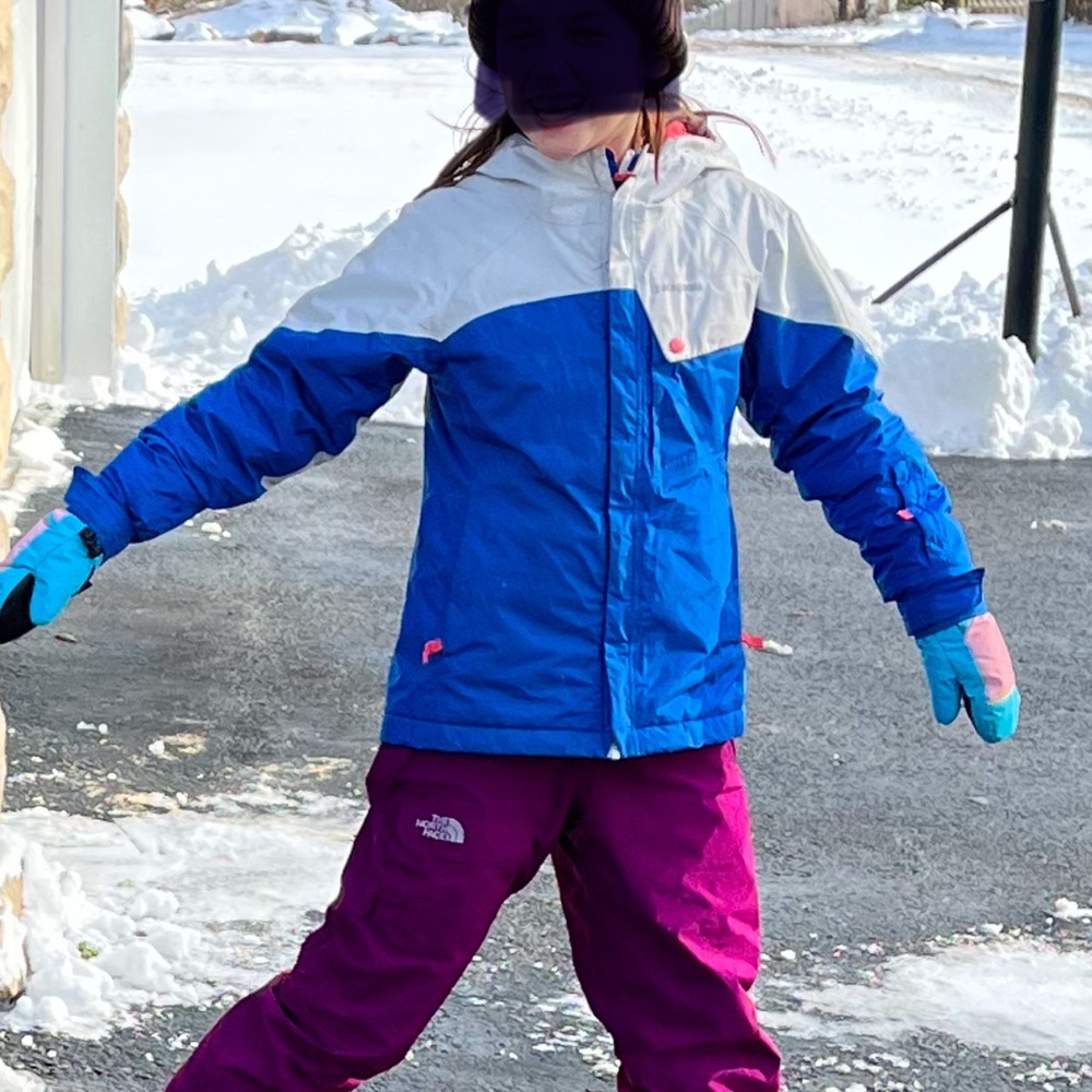 Patagonia Kids Blue and Gray Jacket